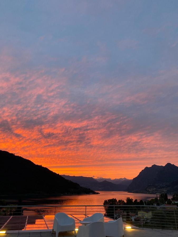 Vela Di Soleville Camere Con E Senza Vista Lago Con Ristorante & Pizzeria Sale Marasino Exterior foto